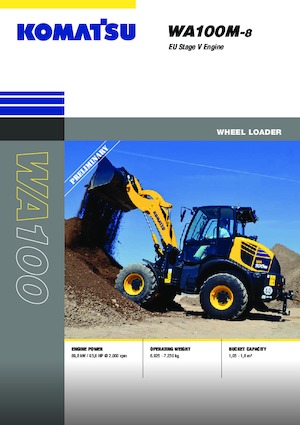 Kolové nakladače Komatsu WA100M-8E0