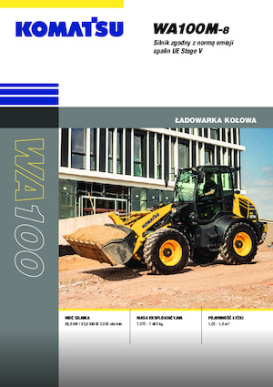 Kolové nakladače Komatsu WA100M-8E0