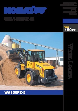 Kolové nakladače Komatsu WA150PZ-5