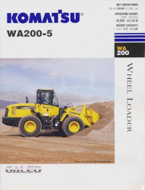 Kolové nakladače Komatsu WA200-5
