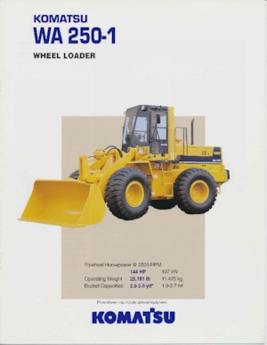 Kolové nakladače Komatsu WA250-1