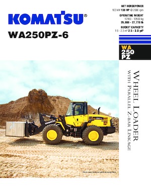 Kolové nakladače Komatsu WA250PZ-6