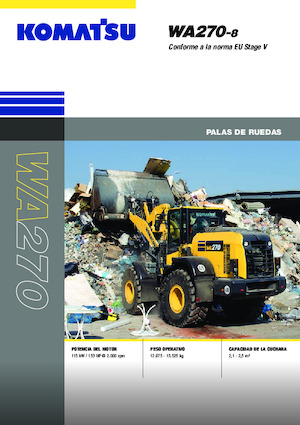 Kolové nakladače Komatsu WA270-8E0