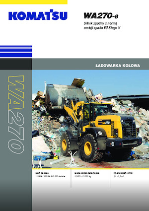 Kolové nakladače Komatsu WA270-8E0