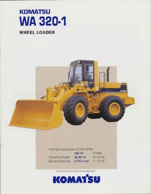 Kolové nakladače Komatsu WA320-1