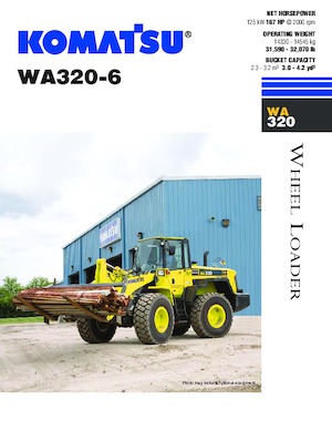 Kolové nakladače Komatsu WA320-6