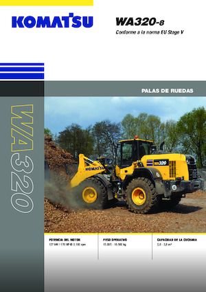 Kolové nakladače Komatsu WA320-8E0