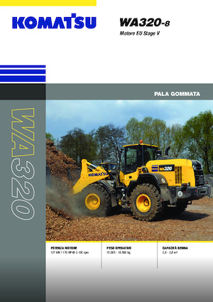 Kolové nakladače Komatsu WA320-8E0
