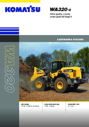 Kolové nakladače Komatsu WA320-8E0