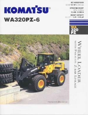 Kolové nakladače Komatsu WA 350-1