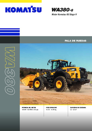 Kolové nakladače Komatsu WA380-8E0