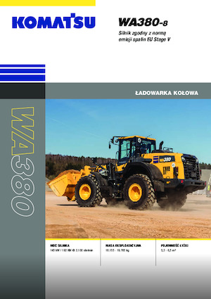 Kolové nakladače Komatsu WA380-8E0