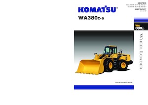 Kolové nakladače Komatsu WA380Z-6