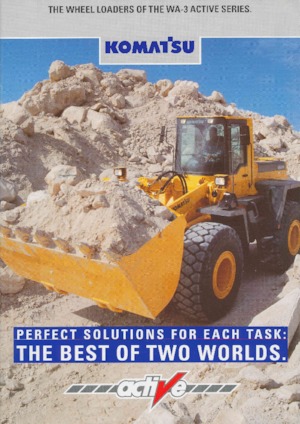 Kolové nakladače Komatsu WA420