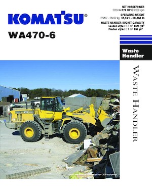 Kolové nakladače Komatsu WA470-6