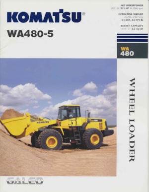 Kolové nakladače Komatsu WA470-7