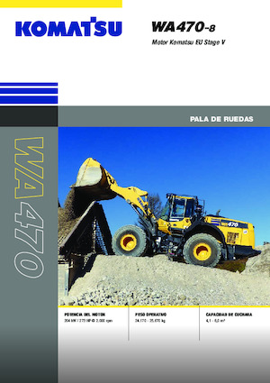 Kolové nakladače Komatsu WA470-8E0