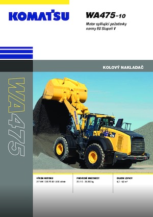 Kolové nakladače Komatsu WA475-10E0