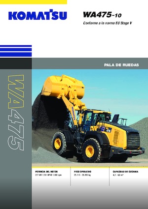 Kolové nakladače Komatsu WA475-10E0