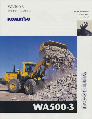 Kolové nakladače Komatsu WA500-3