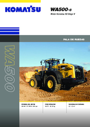 Kolové nakladače Komatsu WA500-8E0