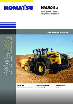 Kolové nakladače Komatsu WA500-8E0