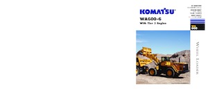 Kolové nakladače Komatsu WA600-6