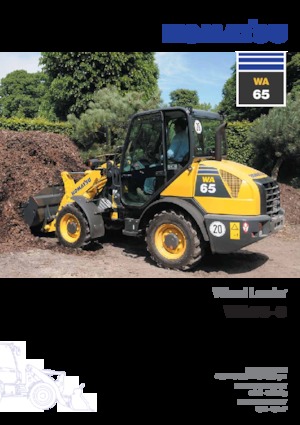 Kolové nakladače Komatsu WA65-6