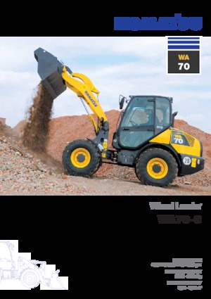 Kolové nakladače Komatsu WA70-5