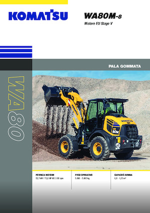 Kolové nakladače Komatsu WA80M-8E0