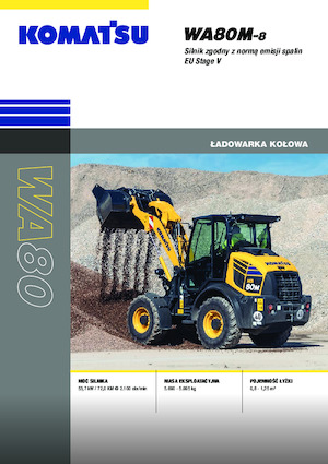Kolové nakladače Komatsu WA80M-8E0