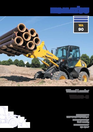 Kolové nakladače Komatsu WA90-6