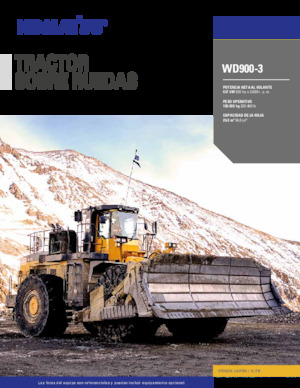 Kolové buldozery Komatsu WD900-3A