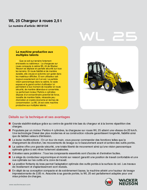 Kolové nakladače Wacker Neuson WL25