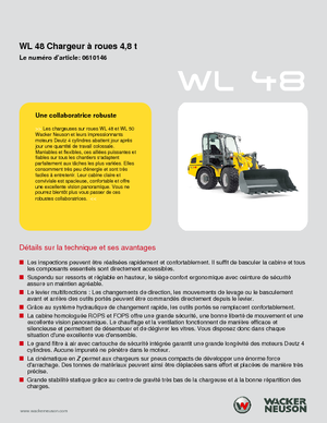 Kolové nakladače Wacker Neuson WL 48