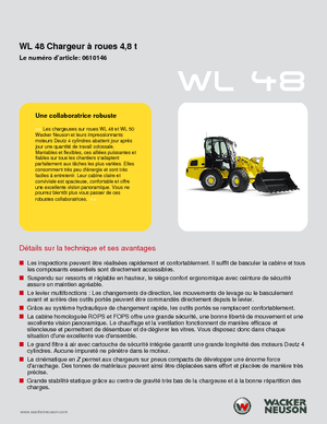 Kolové nakladače Wacker Neuson WL 48