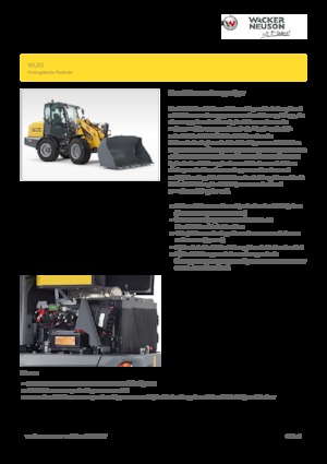 Kolové nakladače Wacker Neuson WL60