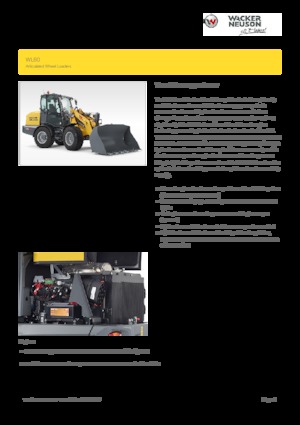 Kolové nakladače Wacker Neuson WL60