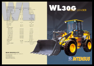 Kolové nakladače Intensus WL30G