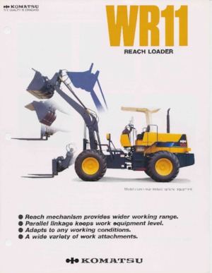 Kolové nakladače Komatsu WR 11