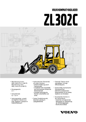 Kolové nakladače Volvo ZL 302 C Pro