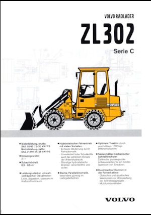 Kolové nakladače Volvo ZL 302