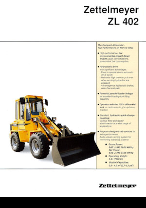 Kolové nakladače Zettelmeyer ZL 402