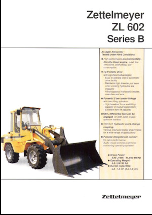 Kolové nakladače Zettelmeyer ZL 602 B