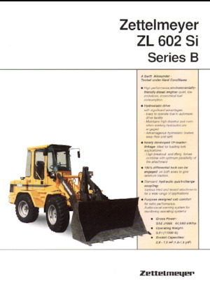 Kolové nakladače Zettelmeyer ZL 602 Si B