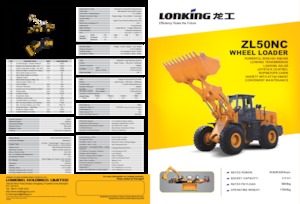 Kolové nakladače Lonking ZL50C