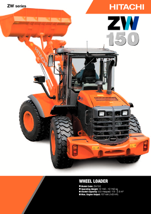 Kolové nakladače Hitachi ZW 150