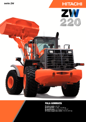 Kolové nakladače Hitachi ZW 220