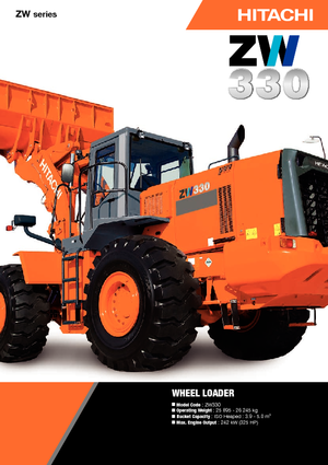 Kolové nakladače Hitachi ZW 330