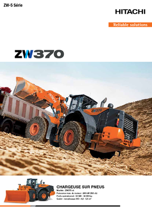 Kolové nakladače Hitachi ZW 370-5